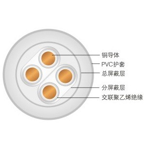 DJYV、DJYVR聚氯烯绝缘聚氯乙烯护套电子计算机电缆